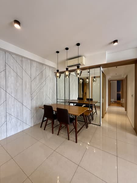 Hundred Palms Residences, 262 Yio Chu Kang Road, 3 Bedrooms, 1,055 sqft, Condominium For Rent, by Rayne Chua 蔡美慧, 500234730 - Dining Room - PropertyGuru.com.sg