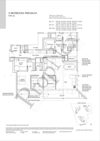 Amber Park, 16 Amber Gardens, 5 Bedrooms, 2,142 sqft, Condominium For Sale, by Lam Shing Pheng 林杏频, 500234756 - PropertyGuru.com.sg