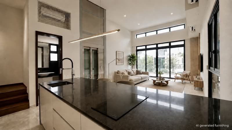 Belgravia Ace, 379 Belgravia Drive, 5 Bedrooms, 4,058 sqft, Semi-Detached House For Sale, by Murphy Lee, 500234786 - Living Room - PropertyGuru.com.sg