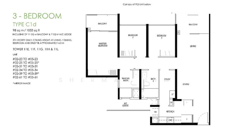 Daintree Residence, 11D Toh Tuck Road, 3 Bedrooms, 1,055 sqft, Condominium For Sale, by Sherman Lim, 500234787 - PropertyGuru.com.sg