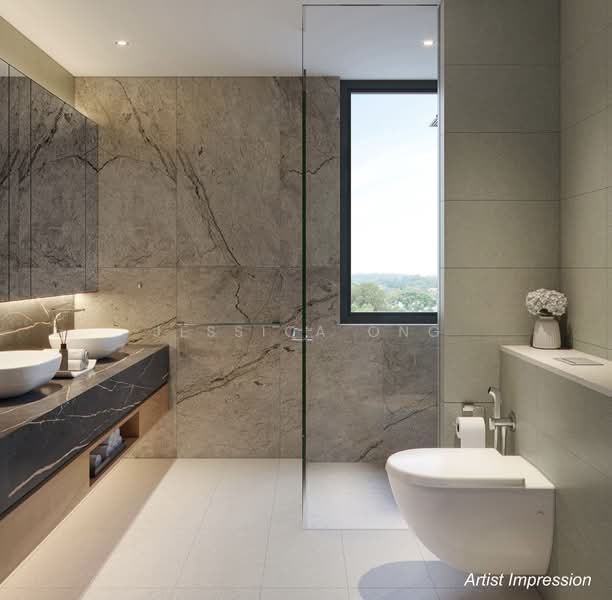 The Hillshore, 292 Pasir Panjang Rd, 3 Bedrooms, 1,087 sqft, Condominium For Sale, by Jessica Ong, 500234808 - Bathroom - PropertyGuru.com.sg