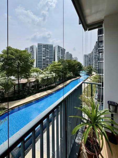 Kingsford Waterbay, 70 Upper Serangoon View, Hougang / Punggol / Sengkang, 3 Bedrooms, 893 sqft, Condominium For Sale, by Lim Willy, 500234844 - Balcony - PropertyGuru.com.sg