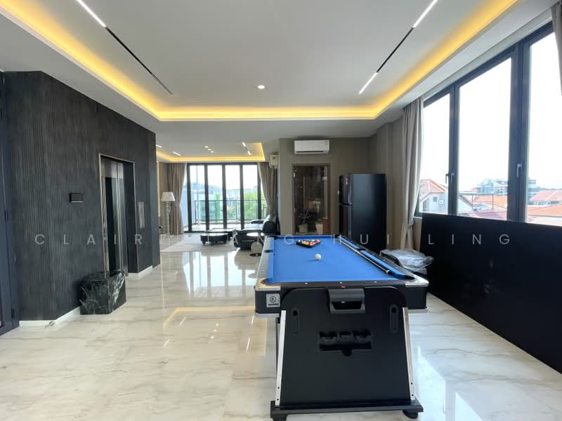 Within 1KM to Tao Nan School, Freehold 4 Storeys Corner Terrace, Mugliston Road, 7 Bedrooms, 10,300 sqft, Corner Terrace For Sale, by Claire Tang Hui Ling, 500234876 - Entertainment Room - PropertyGuru.com.sg