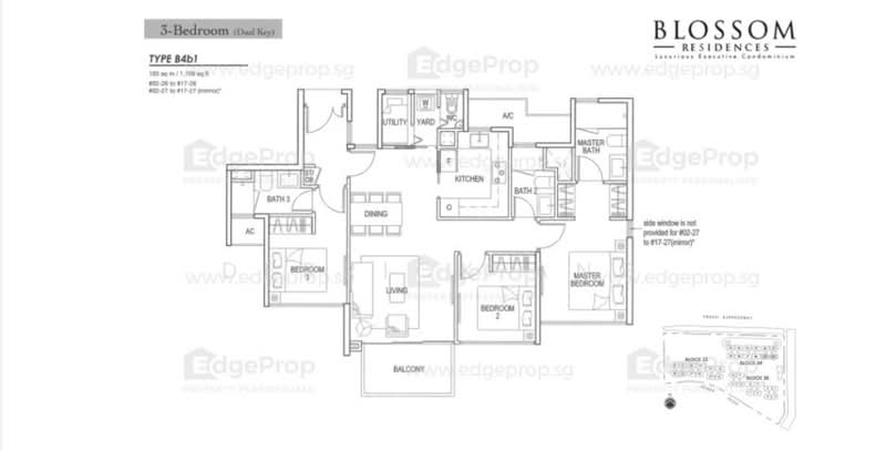 Blossom Residences, 30 Segar Road, 3 Bedrooms, 1,109 sqft, Condominium For Sale, by Derrick Ang, 500234889 - PropertyGuru.com.sg