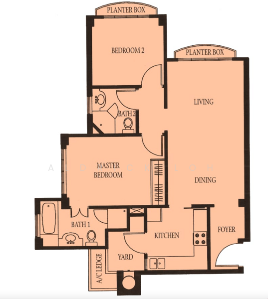 The Armadale, 60 Gilstead Road, Newton / Novena, 2 Bedrooms, 872 sqft, Condominium For Rent, by Aldrick Loh, 500234921 - PropertyGuru.com.sg