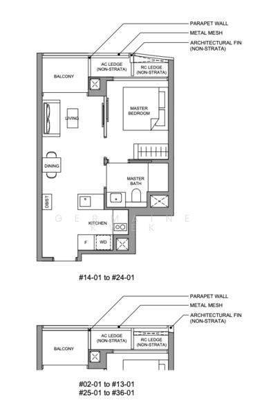 River Green, 11 River Valley Road, 1 Bedroom, 420 sqft, Condominium For Sale, by Germaine Kwek, 500234945 - PropertyGuru.com.sg
