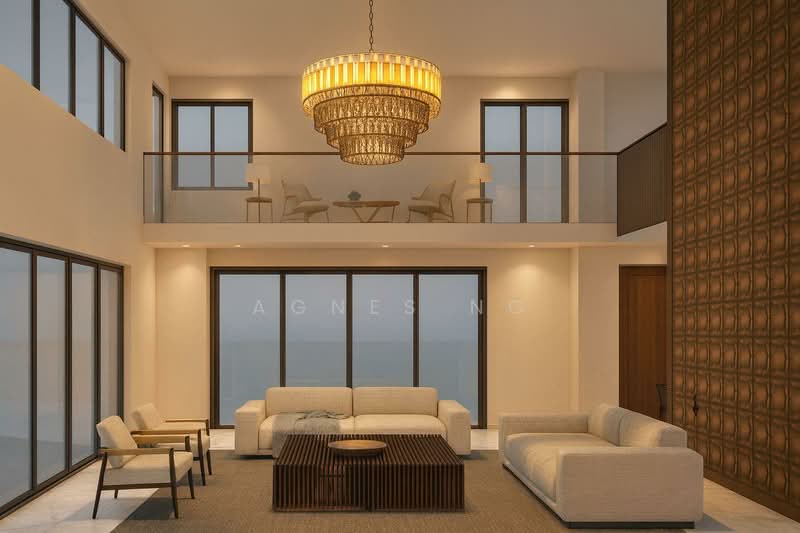 LANDED7772 @ BRAND NEW SEMI D NEAR NANYANG PRI, Tanglin / Holland / Bukit Timah, 4 Bedrooms, 7,000 sqft, Semi-Detached House For Sale, by Agnes Ng, 500234955 - Living Room - PropertyGuru.com.sg