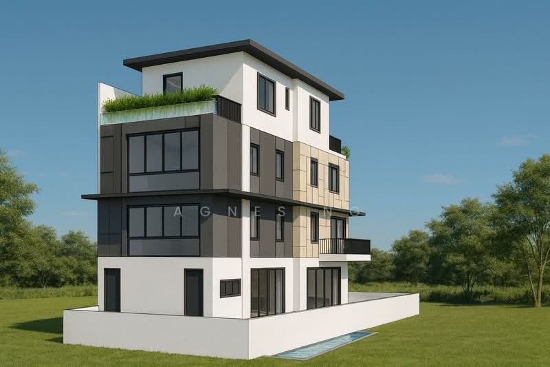 LANDED7772 @ BRAND NEW SEMI D NEAR NANYANG PRI, Tanglin / Holland / Bukit Timah, 4 Bedrooms, 7,000 sqft, Semi-Detached House For Sale, by Agnes Ng, 500234955 - Exterior - PropertyGuru.com.sg