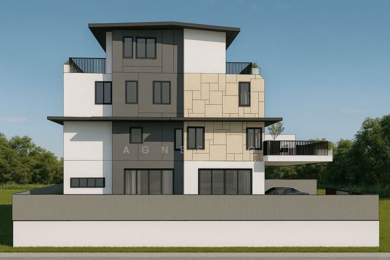 LANDED7772 @ BRAND NEW SEMI D NEAR NANYANG PRI, Tanglin / Holland / Bukit Timah, 4 Bedrooms, 7,000 sqft, Semi-Detached House For Sale, by Agnes Ng, 500234955 - Exterior - PropertyGuru.com.sg