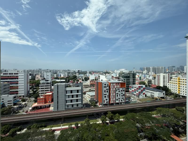 63 Greentops @ Sims Place, 63 Sims Place, 2 Bedrooms, 732 sqft, HDB Flat For Rent, by Kai Lin Koh, 500234986 - View from Living Room - PropertyGuru.com.sg