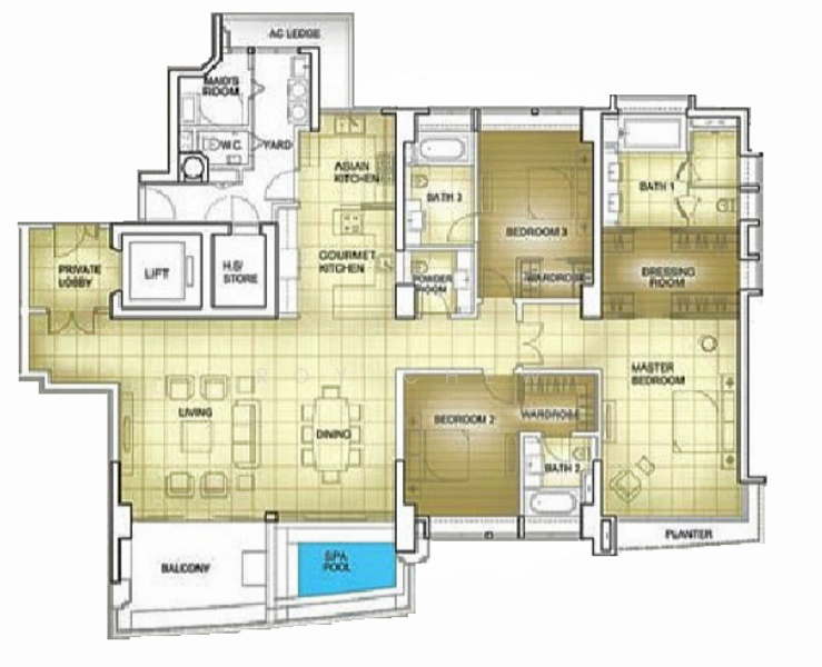 Parkview Eclat, 138 Grange Road, 3 Bedrooms, 2,895 sqft, Condominium For Sale, by Roy Chew, 500235067 - PropertyGuru.com.sg