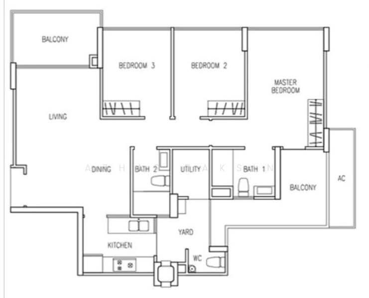 The Tampines Trilliant, 21 Tampines Central 7, 3 Bedrooms, 1,130 sqft, Executive Condominium For Sale, by Azhar Baksin, 500235101 - PropertyGuru.com.sg