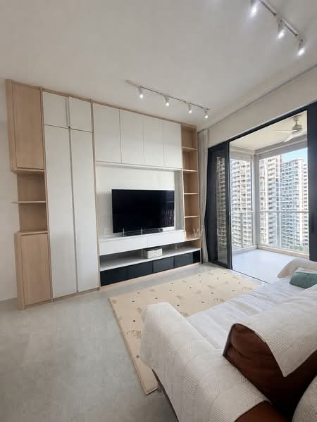 Parc Botannia, 10 Fernvale Street, 3 Bedrooms, 969 sqft, Condominium For Sale, by Kelly Wu, 500235111 - Living Room - PropertyGuru.com.sg