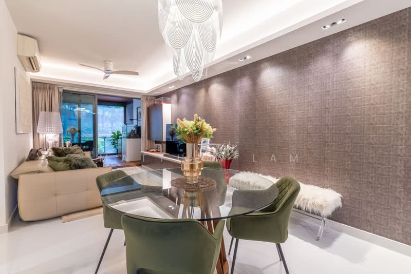 Parc Olympia, 60 Flora Drive, 3 Bedrooms, 1,453 sqft, Condominium For Sale, by Matthew Lam, 500235116 - Living Room - PropertyGuru.com.sg