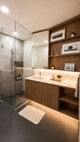 d'Leedon (Former Farrer Court), 11 Leedon Heights, 1 Bedroom, 635 sqft, Condominium For Sale, by Marie D Lam, 500235133 - Bathroom - PropertyGuru.com.sg