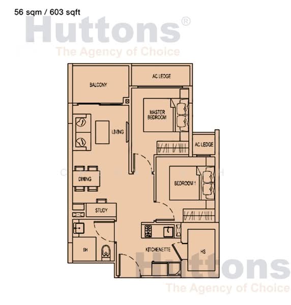 Parc Rosewood, 97 Rosewood Drive, Admiralty / Woodlands, 2 Bedrooms, 603 sqft, Condominium For Sale, by Cheryl Soh, 500235143 - PropertyGuru.com.sg