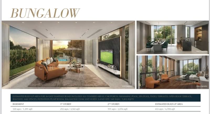 Villas @ Old Tampines Road, 36 Old Tampines Road, 6 Bedrooms, 6,598 sqft, Semi-Detached House For Sale, by Christina Phau, 500235146 - Living Room - PropertyGuru.com.sg
