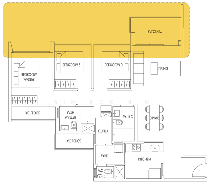 Sol Acres, 8 Choa Chu Kang Grove, 3 Bedrooms, 1,066 sqft, Condominium For Sale, by Sim Kok Hin, 500235197 - PropertyGuru.com.sg