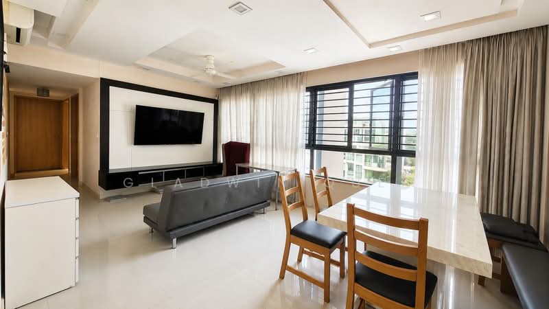 Cheapest 4 bedrooms Top Floor, , 4 Bedrooms, 1,152 sqft, Executive Condominium For Sale, by Gladwin Quek, 500235210 - Living Room - PropertyGuru.com.sg
