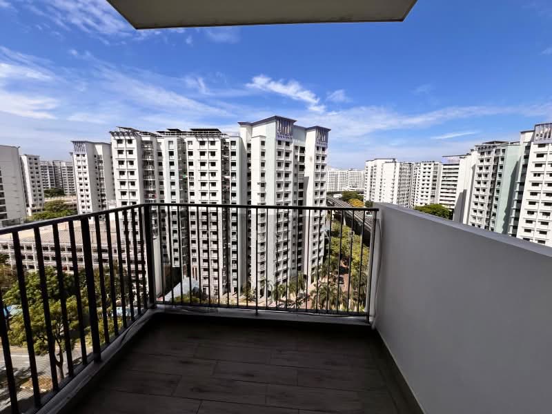 La Fiesta, 58 Sengkang Square, 1 Bedroom, 452 sqft, Condominium For Rent, by Faris Ar, 500235215 - Balcony - PropertyGuru.com.sg