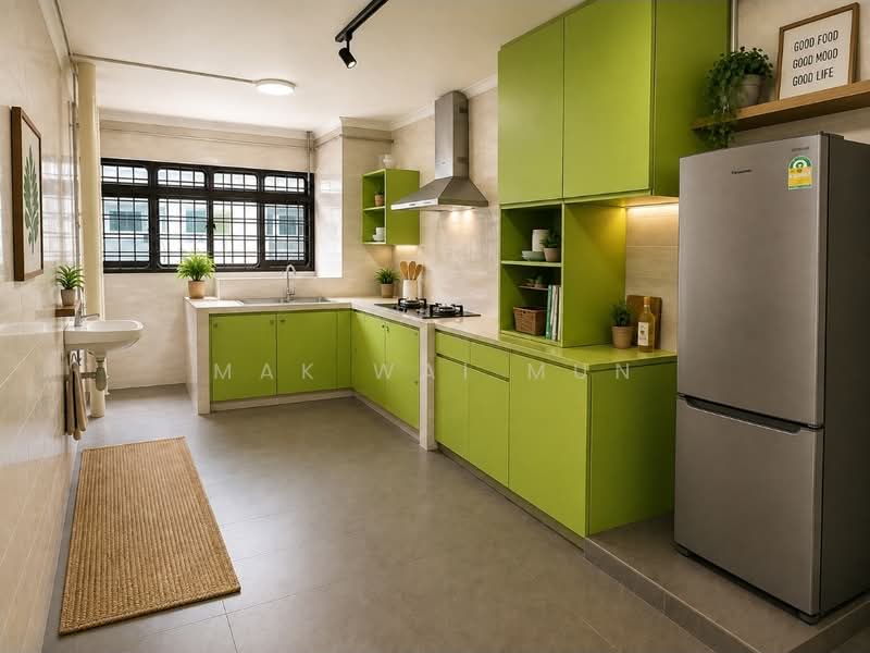 428 Ang Mo Kio Avenue 3, 428 Ang Mo Kio Avenue 3, 3 Bedrooms, 990 sqft, HDB Flat For Sale, by Mak Wai Mun, 500235298 - Kitchen - PropertyGuru.com.sg