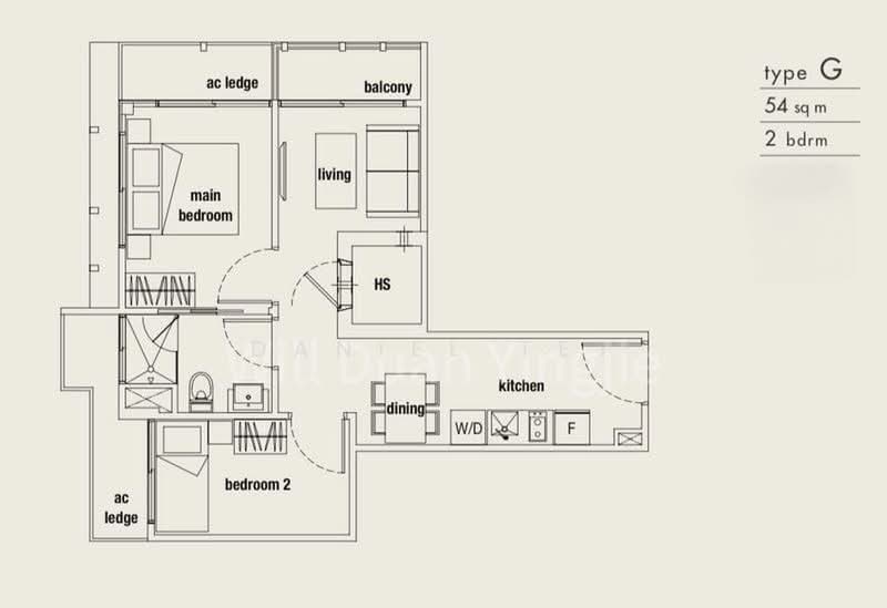 Parc Somme, 62 Somme Road, 2 Bedrooms, 581 sqft, Apartment For Sale, by Daniel Tey, 500235319 - PropertyGuru.com.sg