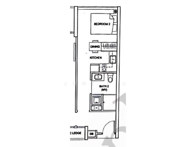 The Santorini, 21 Tampines Street 86, Studio, 250 sqft, Condominium For Rent, by June Liu, 500235331 - PropertyGuru.com.sg