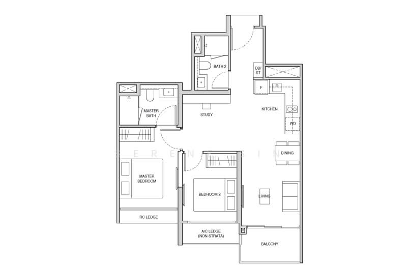 Norwood Grand, 2 Champions Way, 2 Bedrooms, 710 sqft, Condominium For Rent, by Serene Sin, 500235340 - PropertyGuru.com.sg