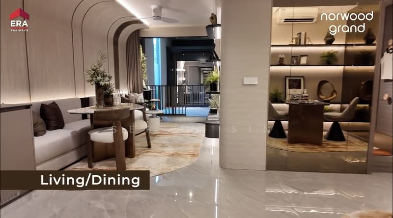 Norwood Grand, 2 Champions Way, 2 Bedrooms, 710 sqft, Condominium For Rent, by Serene Sin, 500235340 - Living Room - PropertyGuru.com.sg