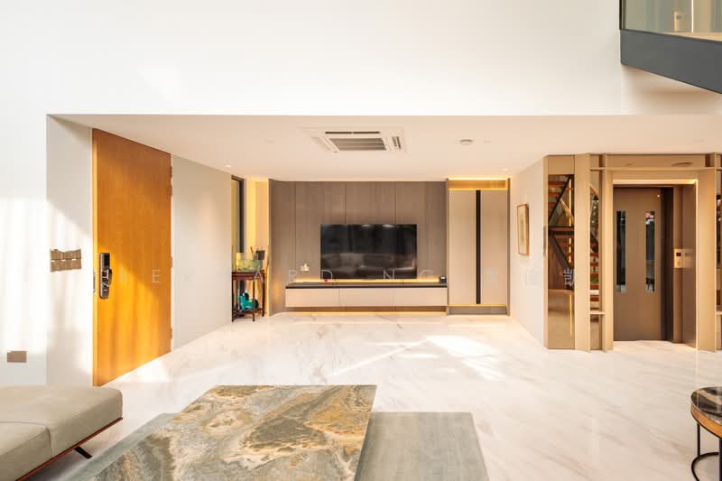 Newly Rebuild Designer Landed! Within 1km Maris Stella PLMGS!, How Sun Dr, Rochdale Road, Thrift Drive, Paya Lebar Crescent, 7 Bedrooms, 5,999 sqft, Corner Terrace For Sale, by Bernard Ng 黄俊凯, 500235370 - Living Room - PropertyGuru.com.sg
