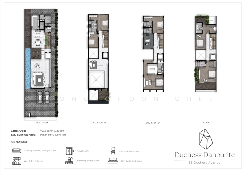 Brand New D10 Detached House with 7 Ensuite Rooms Plus 2 Living Rooms, Duchess Avenue, 6 Bedrooms, 9,346 sqft, Detached House For Sale, by Cheong Choon Ghee, 500235389 - PropertyGuru.com.sg