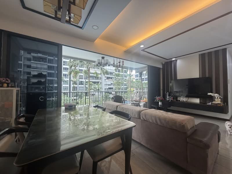 Waterwoods, Punggol Field Walk, 4 Bedrooms, 1,281 sqft, Condominium For Sale, by Chris Long 龙宇辰, 500235432 - Living Room - PropertyGuru.com.sg