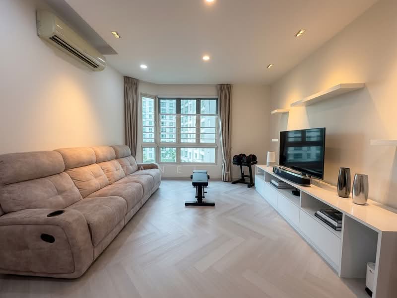 Rivervale Crest, 5 Rivervale Crescent, 3 Bedrooms, 1,142 sqft, Condominium For Sale, by Shanel Liew, 500235450 - Living Room - PropertyGuru.com.sg