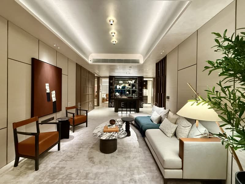 UPPERHOUSE at Orchard Boulevard, 22 Orchard Boulevard, 4 Bedrooms, 2,056 sqft, Condominium For Sale, by Elaine Goh, 500235464 - Living Room - PropertyGuru.com.sg