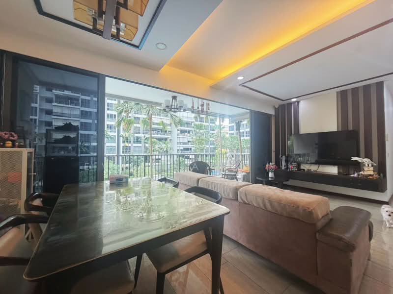 Waterwoods, Punggol Field Walk, 4 Bedrooms, 1,281 sqft, Condominium For Sale, by Evan Yang 杨辉, 500235477 - Living Room - PropertyGuru.com.sg