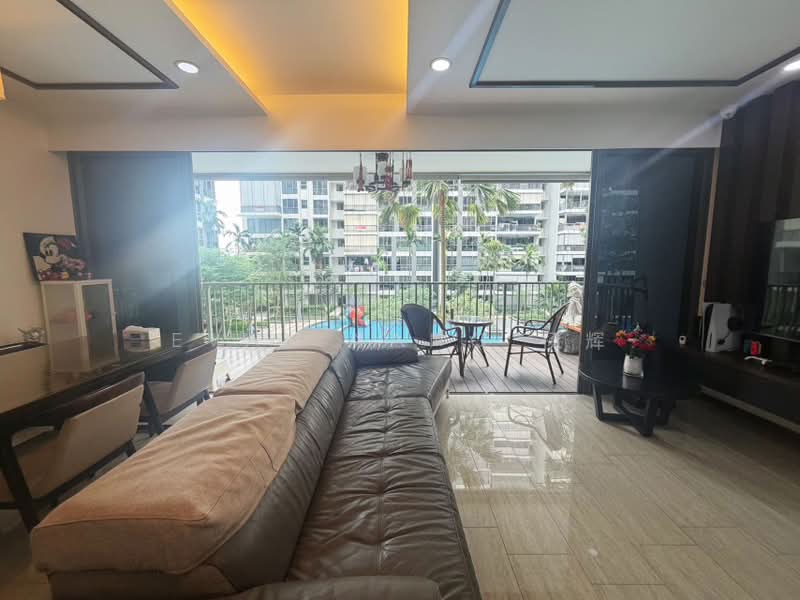 Waterwoods, Punggol Field Walk, 4 Bedrooms, 1,281 sqft, Condominium For Sale, by Evan Yang 杨辉, 500235477 - Living Room - PropertyGuru.com.sg