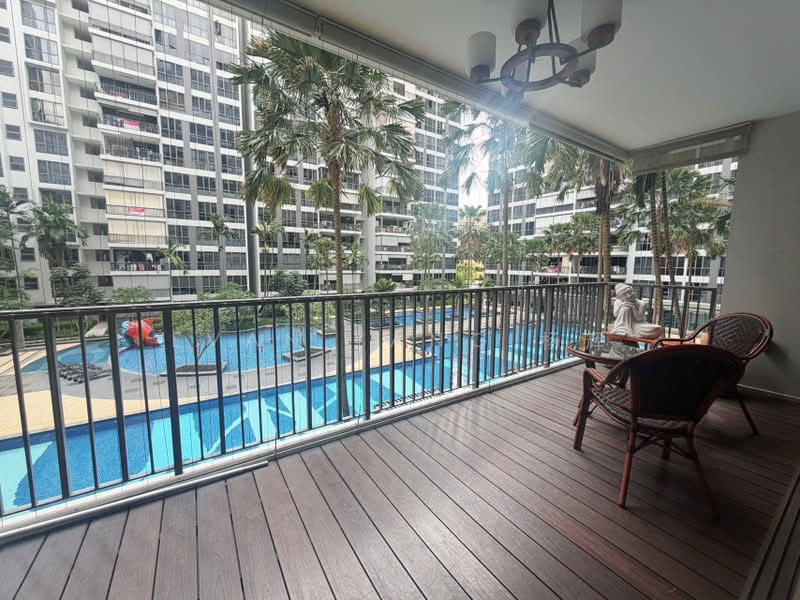 Waterwoods, Punggol Field Walk, 4 Bedrooms, 1,281 sqft, Condominium For Sale, by Evan Yang 杨辉, 500235477 - Balcony - PropertyGuru.com.sg