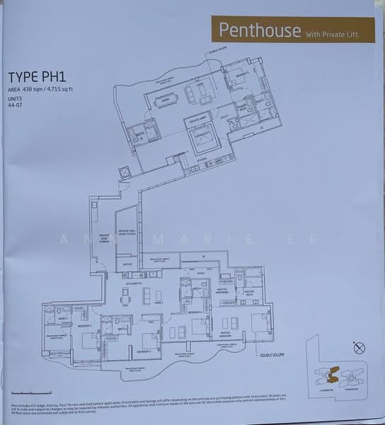 Queens Peak, 1 Dundee Road, 5 Bedrooms, 4,715 sqft, Condominium For Sale, by Ann Marie Ee, 500235522 - PropertyGuru.com.sg