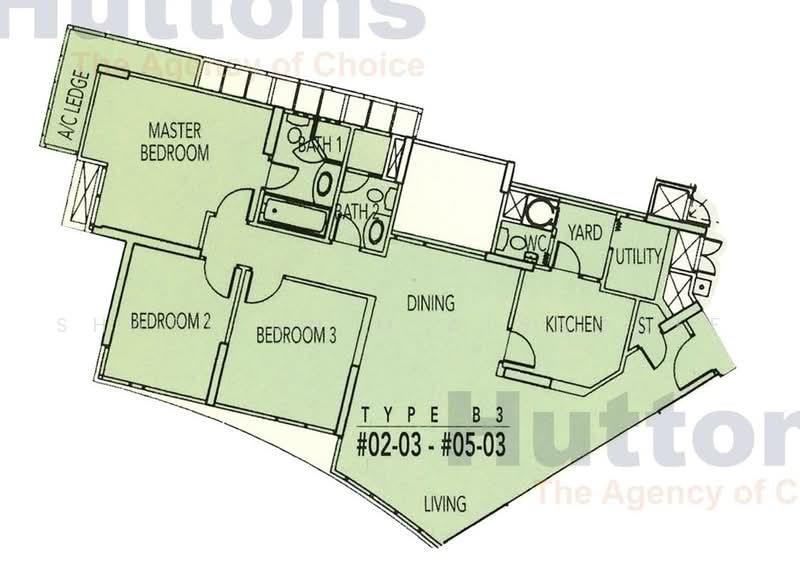 Rafflesia Condo, 31 Bishan Street 21, 3 Bedrooms, 1,216 sqft, Condominium For Rent, by Sharifah M Alsagoff, 500235523 - PropertyGuru.com.sg