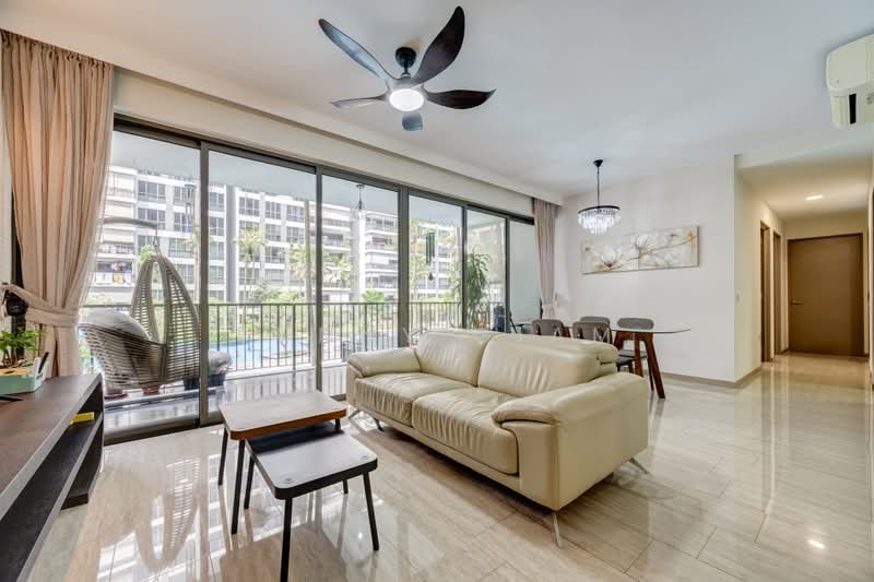 Waterwoods, Punggol Field Walk, 4 Bedrooms, 1,281 sqft, Condominium For Sale, by Sunny Giam, 500235524 - Living Room - PropertyGuru.com.sg