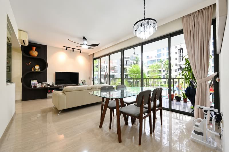 Waterwoods, Punggol Field Walk, 4 Bedrooms, 1,281 sqft, Condominium For Sale, by Sunny Giam, 500235524 - Living Room - PropertyGuru.com.sg