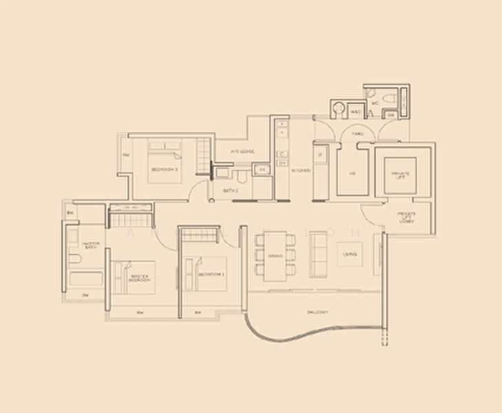 The Meyerise, 97 Meyer Road, 3 Bedrooms, 1,281 sqft, Condominium For Rent, by Angelin Loh, 500235545 - PropertyGuru.com.sg