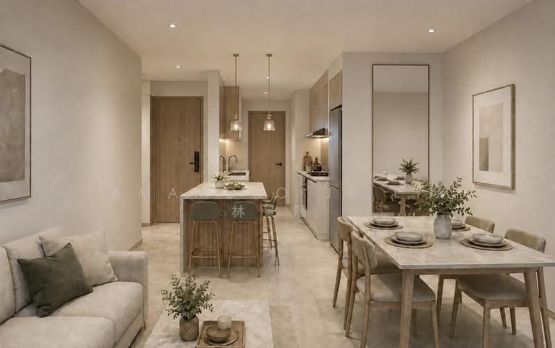 Sunrise Gardens, 51 Sunrise Gardens, Seletar / Yio Chu Kang, 2 Bedrooms, 829 sqft, Condominium For Sale, by YAMAMOTO Jr LIM 林景漍, 500235549 - ID Living Room - PropertyGuru.com.sg