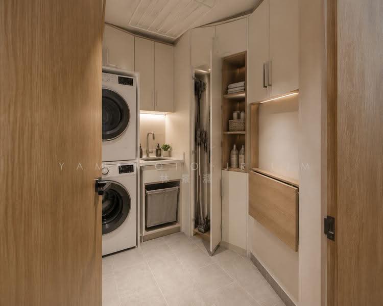 Sunrise Gardens, 51 Sunrise Gardens, Seletar / Yio Chu Kang, 2 Bedrooms, 829 sqft, Condominium For Sale, by YAMAMOTO Jr LIM 林景漍, 500235549 - ID Yard utility room - PropertyGuru.com.sg