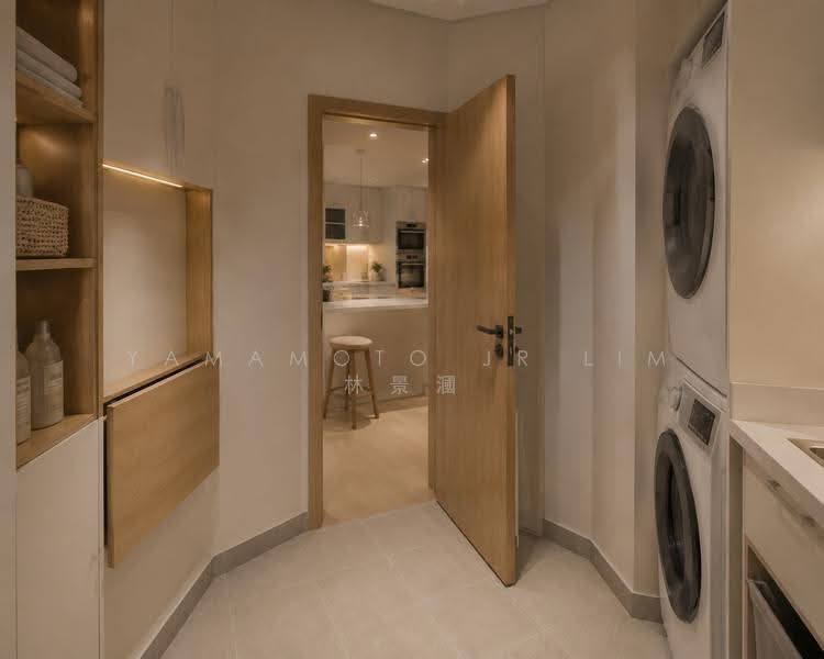 Sunrise Gardens, 51 Sunrise Gardens, Seletar / Yio Chu Kang, 2 Bedrooms, 829 sqft, Condominium For Sale, by YAMAMOTO Jr LIM 林景漍, 500235549 - ID Yard utility room - PropertyGuru.com.sg