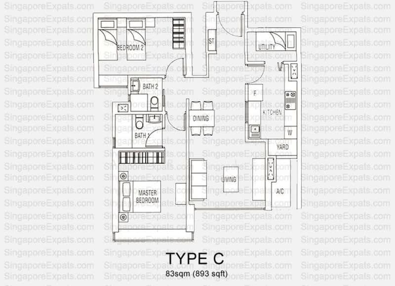 Citylights, 80 Jellicoe Road, 2 Bedrooms, 893 sqft, Condominium For Rent, by Audrey Lee, 500235561 - PropertyGuru.com.sg