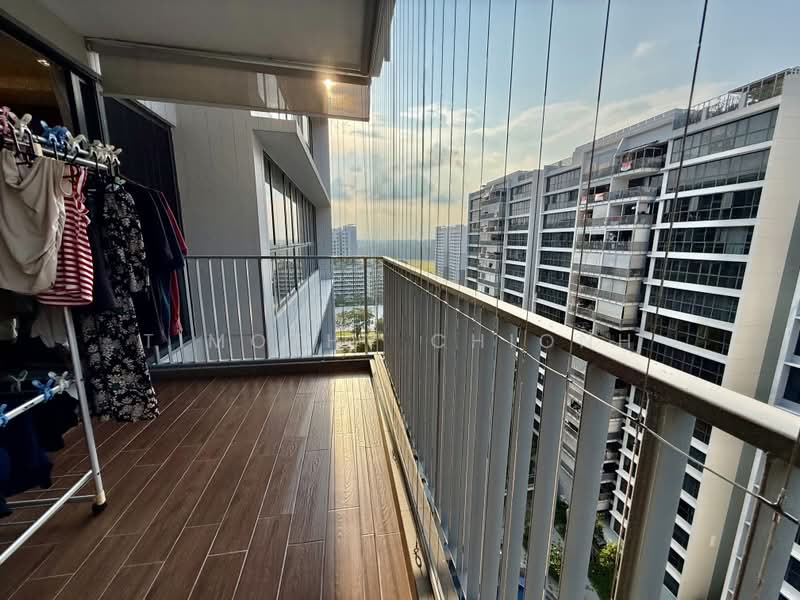 Twin Waterfalls, 112 Punggol Walk, 3 Bedrooms, 1,001 sqft, Condominium For Sale, by Timothy Chionh, 500235564 - Balcony - PropertyGuru.com.sg