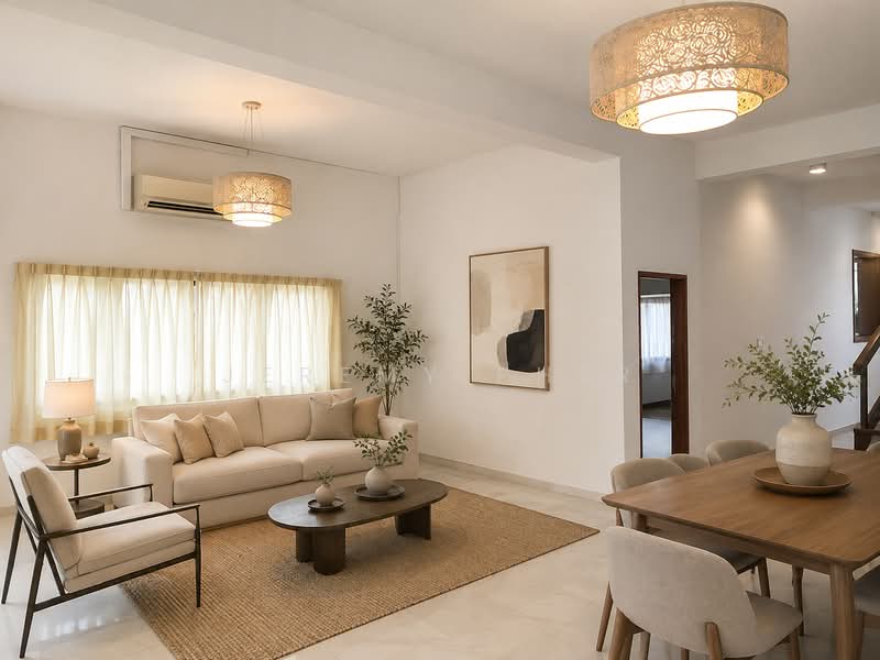 Serangoon Semi-D Near MRT, NEX & School, , 4 Bedrooms, 2,550 sqft, Semi-Detached House For Rent, by Jeremy Pher, 500235580 - Living Room - PropertyGuru.com.sg
