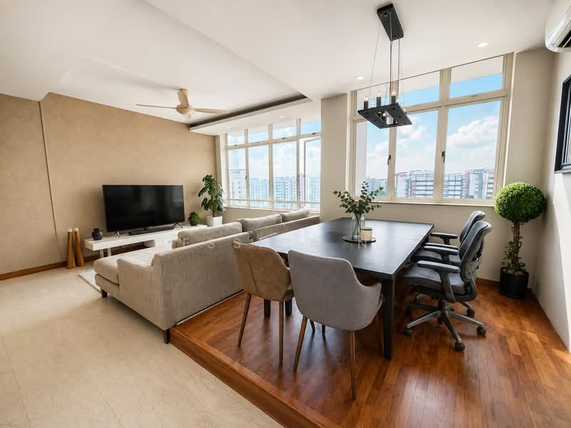 Compass Heights, 9 Sengkang Square, 3 Bedrooms, 1,292 sqft, Condominium For Sale, by Jessica Ng, 500235586 - Living Room - PropertyGuru.com.sg