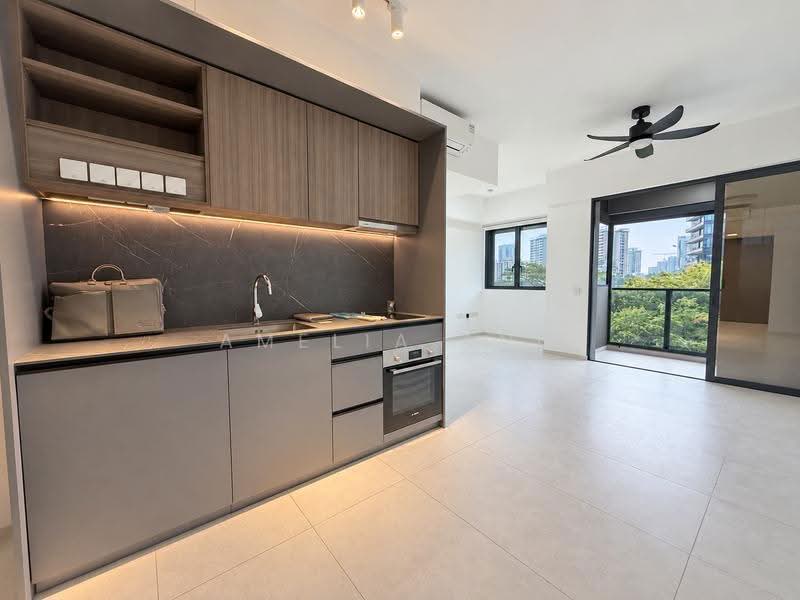 One-North Eden, 8 Slim Barracks Rise, Buona Vista / West Coast / Clementi New Town, 2 Bedrooms, 786 sqft, Condominium For Rent, by Amelia Ang, 500235590 - Kitchen - PropertyGuru.com.sg